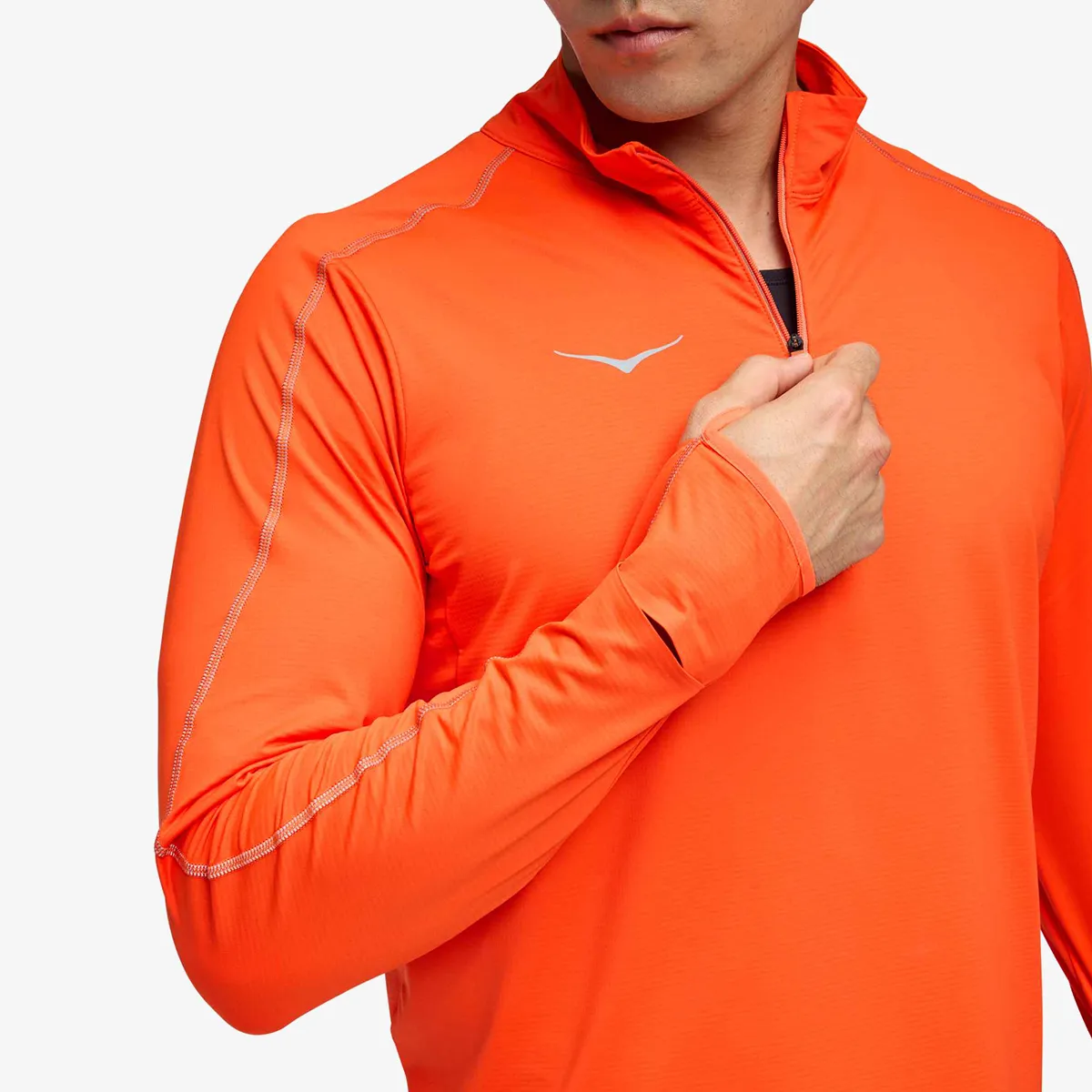 HOKA TRICOU MANECA LUNGA GlideTech Quarter Zip 