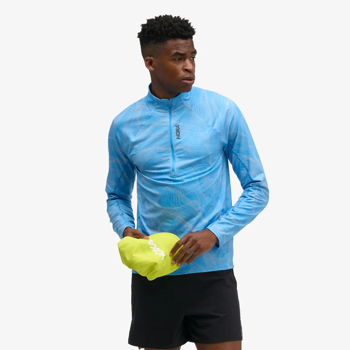 HOKA TRICOU MANECA LUNGA SkyForm Half Zip CLF PRT