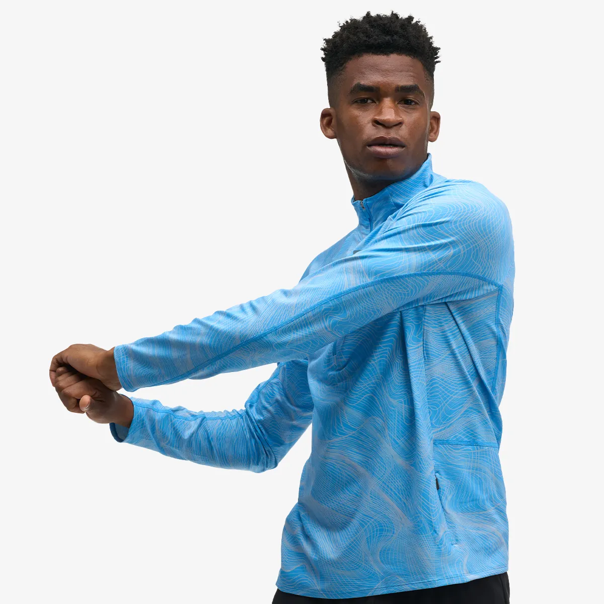 HOKA TRICOU MANECA LUNGA SkyForm Half Zip CLF PRT