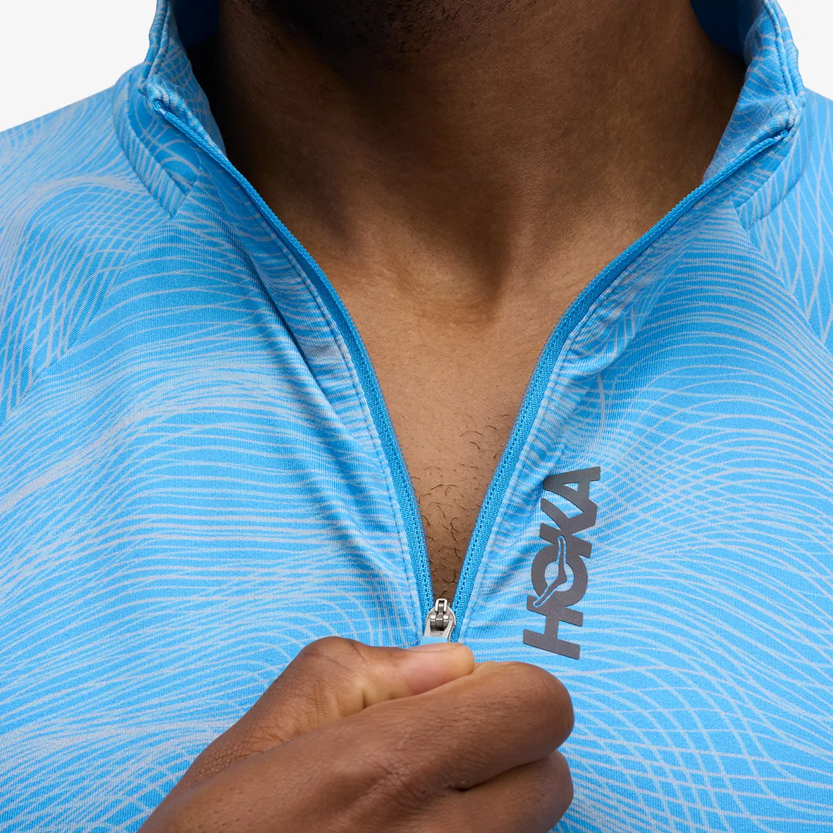 HOKA TRICOU MANECA LUNGA SkyForm Half Zip CLF PRT