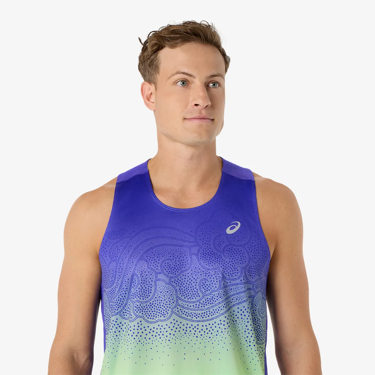 ASICS TRICOU FARA MANECI ROAD FADE SINGLET 