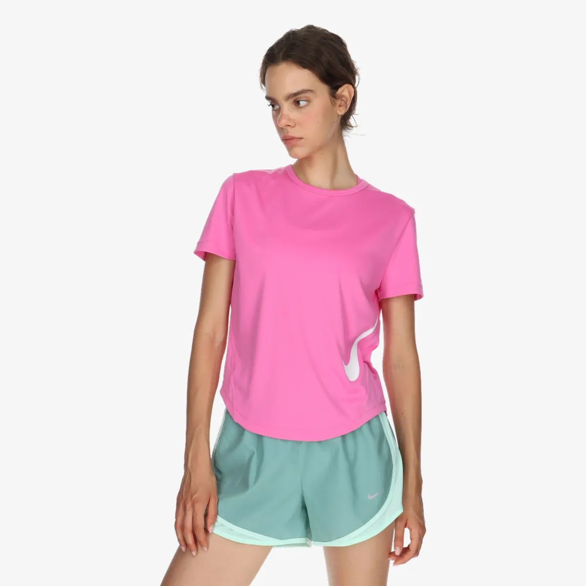 NIKE TRICOU W NK TEMPO SWSH HBR DF SS TOP 