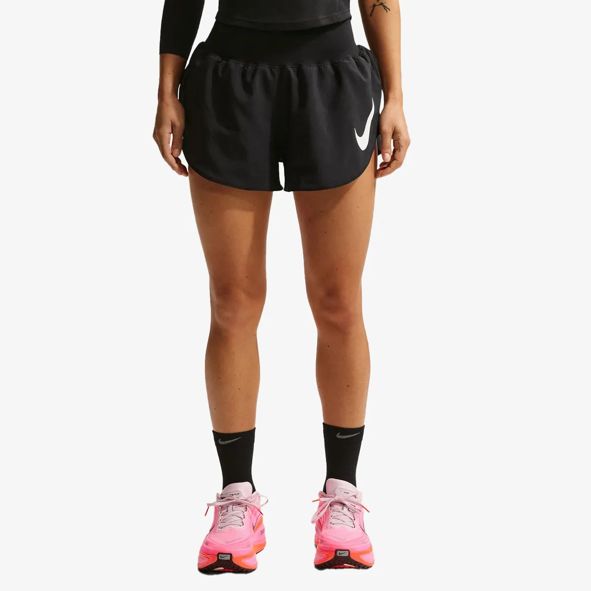 NIKE PANTALONI SCURTI W NK TEMPO FLW SWSH MR DF SHRT 