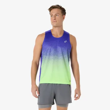 ASICS TRICOU FARA MANECI ROAD FADE SINGLET 